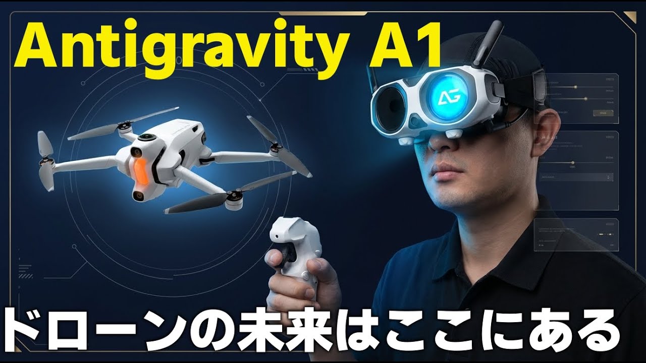 【レビュー】ドローンは「撮る機械」から「飛ぶ体験」へ。Antigravity A1が拓く新世界