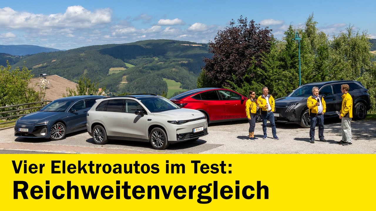 Reichweite von 4 E-Autos im Vergleich - Welche Rolle spielt der Fahrstil? | &Ouml;AMTC