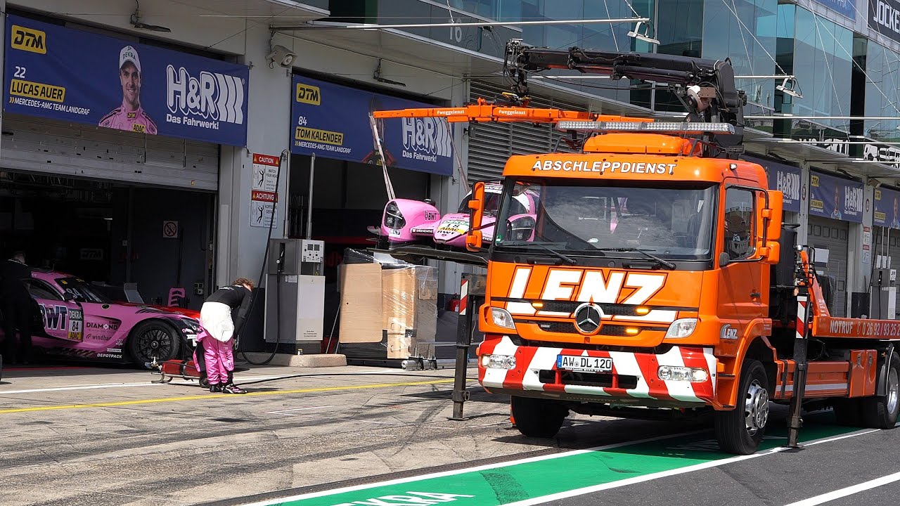 DTM am Nürburgring 07.08.2025 Boxengasse