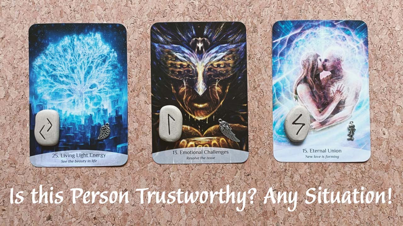 😇😇👍 IS THIS PERSON TRUSTWORTHY? How will this work out? 🙏😇😇 Pick-A-Card Tarot 👌🤔😇