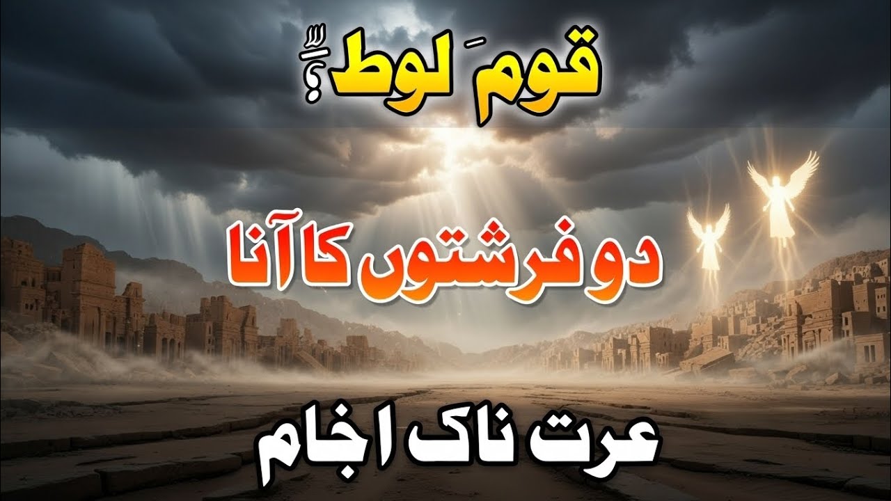 قومِ لوطؑ کا ہولناک انجام | دو فرشتوں کا آنا | عبرت ناک اسلامی واقعہ | Qoom e Loot Story