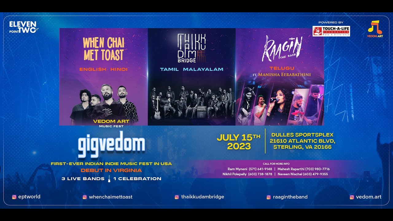 GIGVEDOM, the First-Ever Indian Indie Music Fest in USA