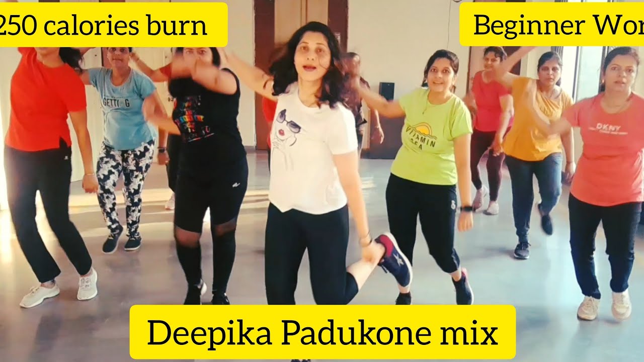 25 Mins Deepika Padukone Mix Beginner Workout | 200-250 calories burn🔥🔥
