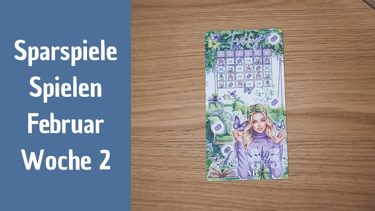 Sparspiele Spielen | Woche 2 | Februar | Franzis_Budget