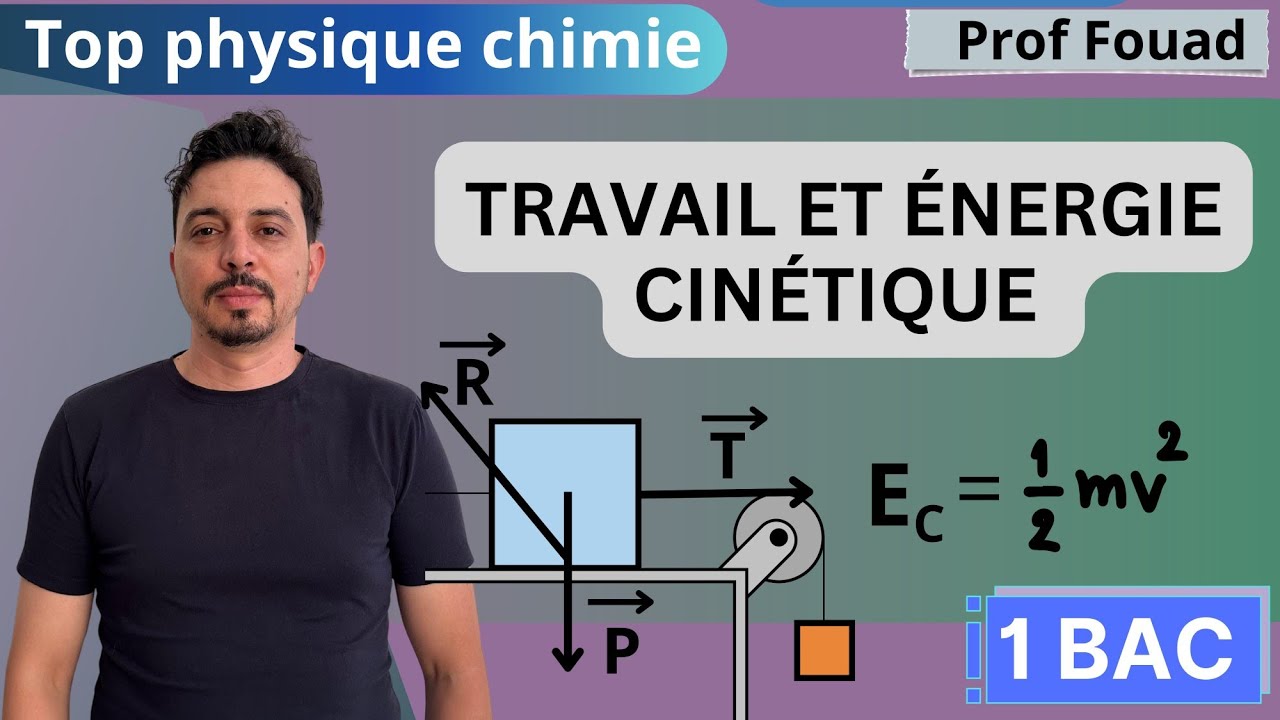 travail et énergie cinétique 1 bac