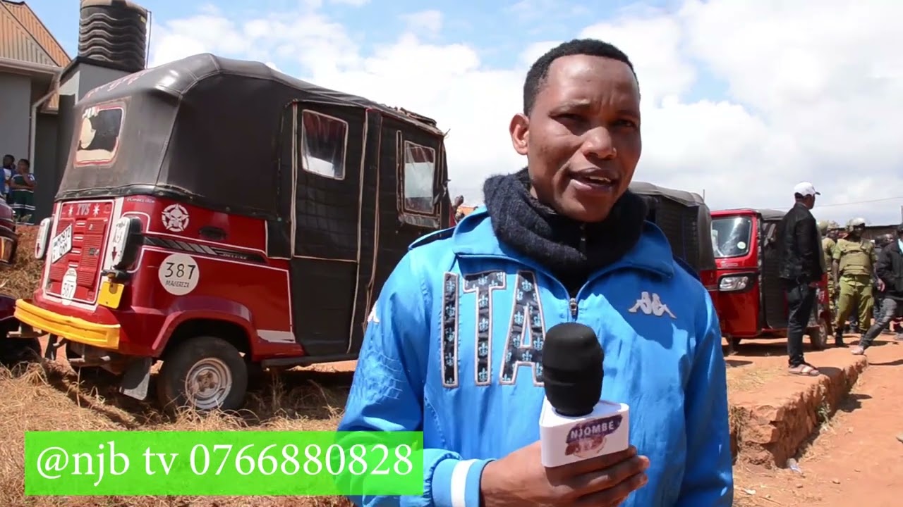 WEZI WATANO WA BAJAJI WAKAMATWA NJOMBE WALIMTEKA DEREVA MWENYE NAYO ALIFUNGA GPS