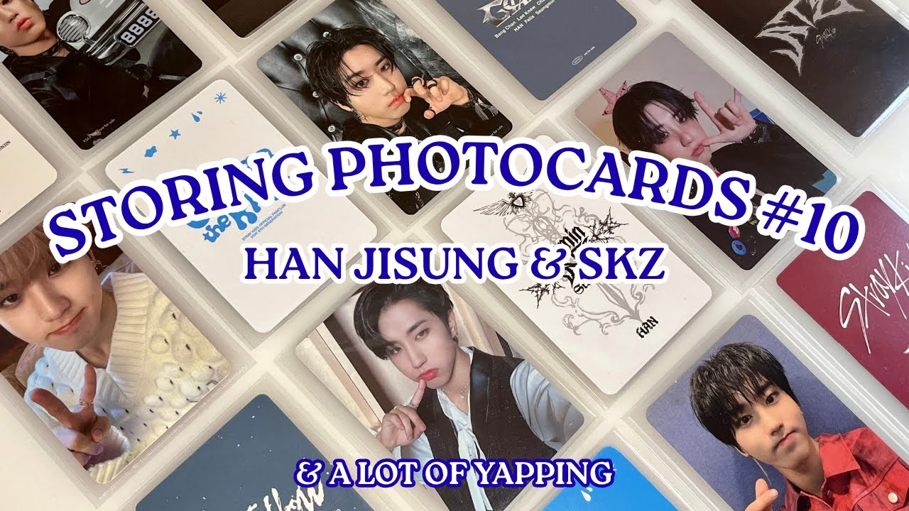 ✩ Storing photocards #10 || Han Jisung & Stray kids