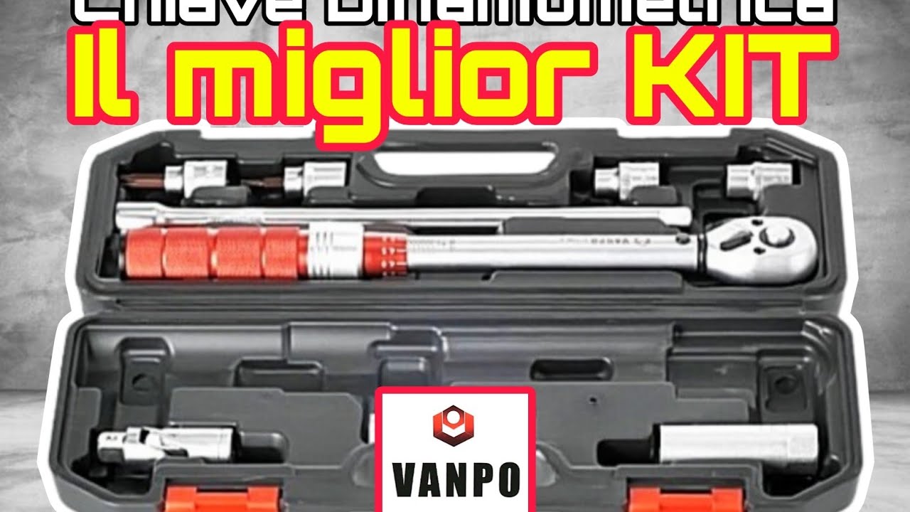 Il miglior KIT-CHIAVE DINAMOMETRICA per il tuo Garage! VANPO 3/8'', 5-60Nm - Provata in garage