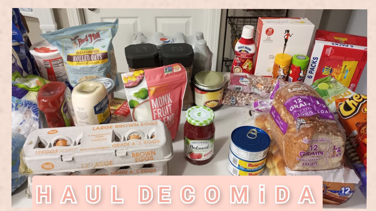 Compra de comida para semana 🛍Haul de comida 🍎🧅Que compro en el Supermercado 🥦Tag del supermercado