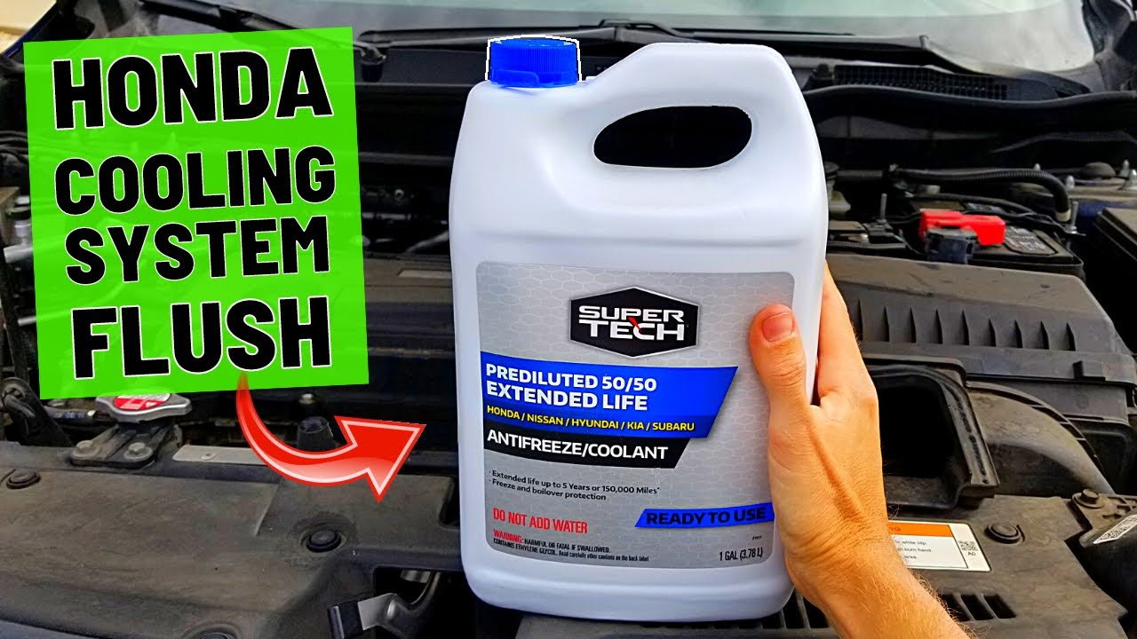 Обслуживание системы охлаждения Honda и замена жидкости. CR-V, Civic, Accord, HR-V, Fit, Pilot, O...