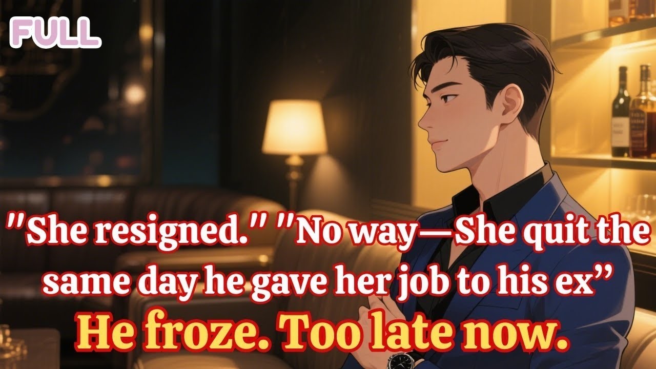 She resigned  No way—She quit the same day he gave her job to his ex  He froze  Too late now
