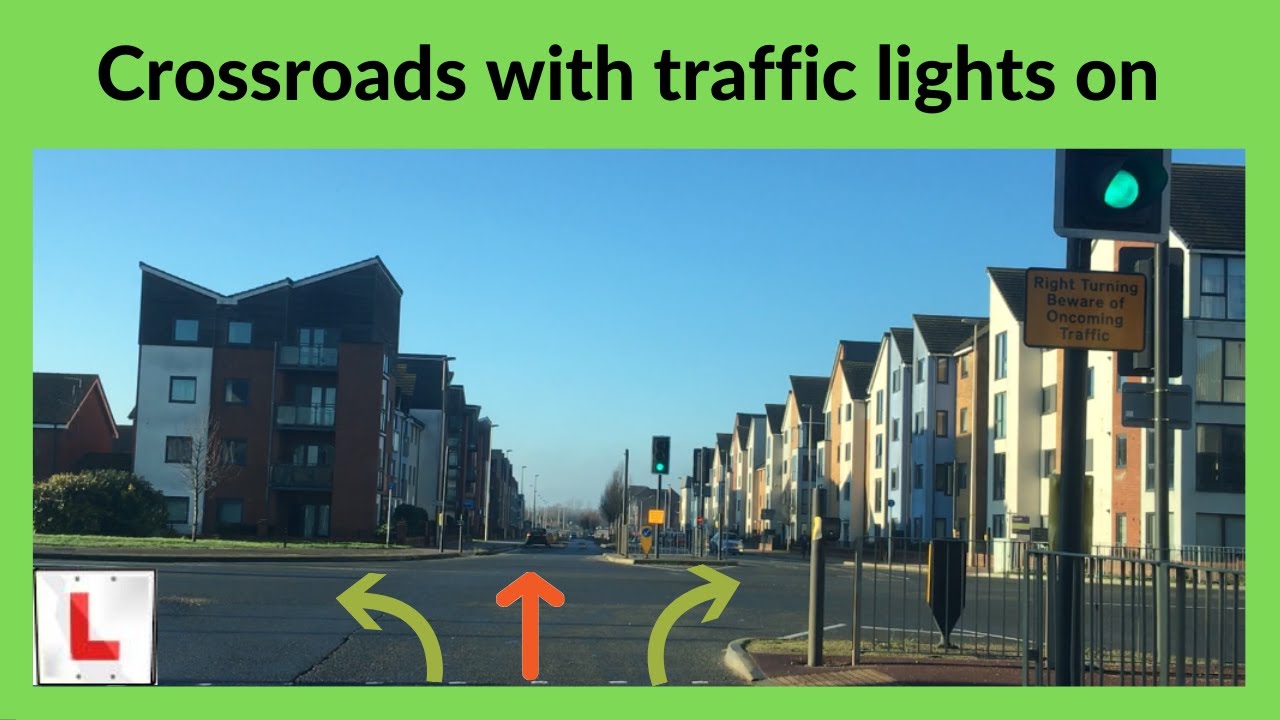 CROSSROADS WITH TRAFFIC | LEARNING TO DRIVE
