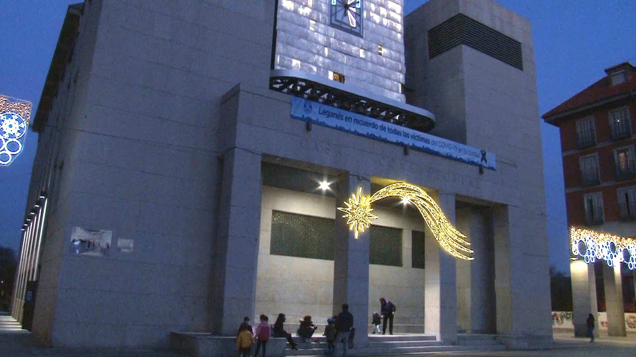 Encendido de las luces de Navidad 2020 en Leganés