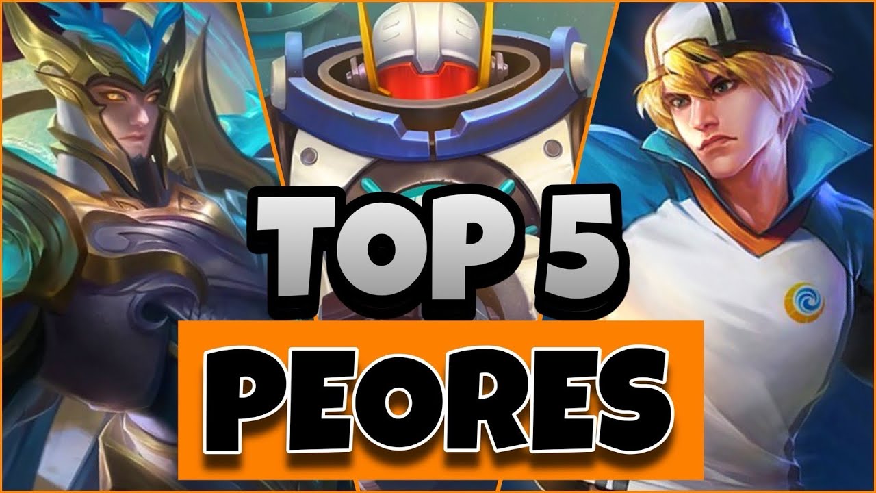 TOP 5 PEORES HÉROES PARA USAR ACTUALMENTE | Los Héroes Que el META Sigue Rechazando