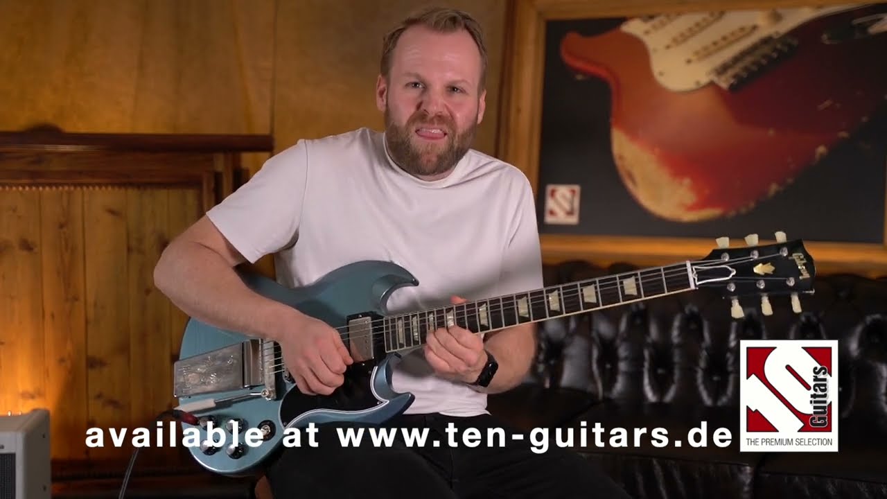 2021 Gibson SG 64 Murphy Lab Light Aging Pelham Blue | Guitar Demo