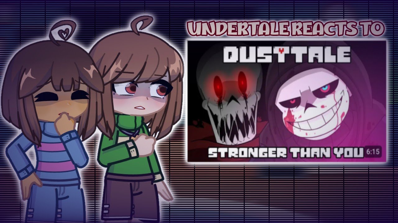 Undertale реагирует на Dusttale сильнее, чем вы ремейк