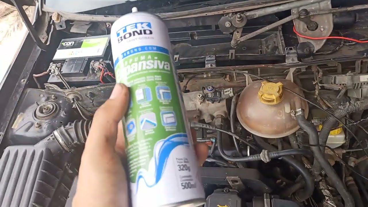 Espuma expansiva / usando na parte automotiva / vedação de duto do ar condicionado 