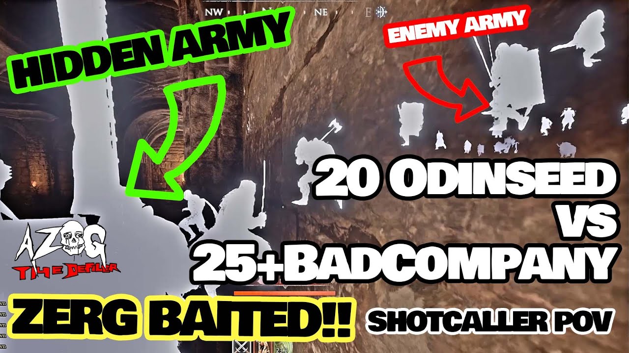 20 ODINSEED VS 25+ BADCOMPANY Inside the new Undercroft Dungeon! ( Mortal Online 2 )