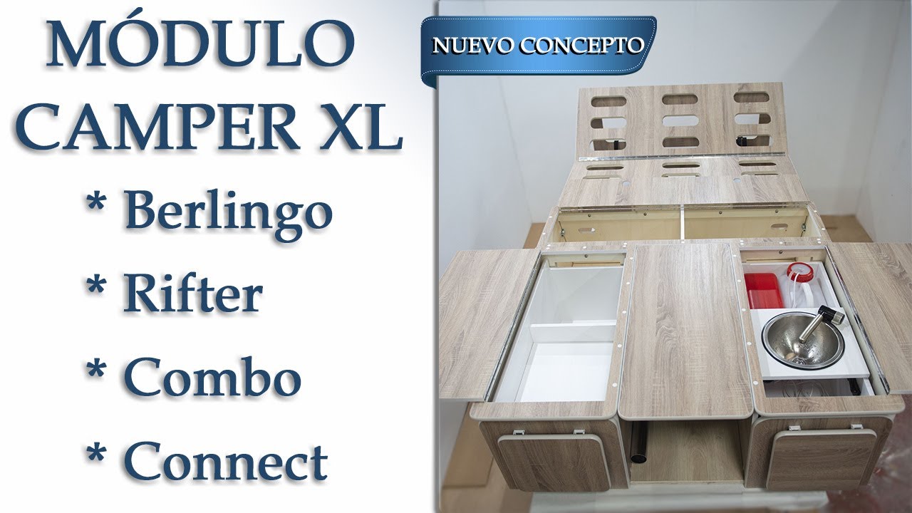 Новая концепция модуля CAMPER XL 🚐. Кемперизация фургонов (FURGO CAMPER FURNITURE)