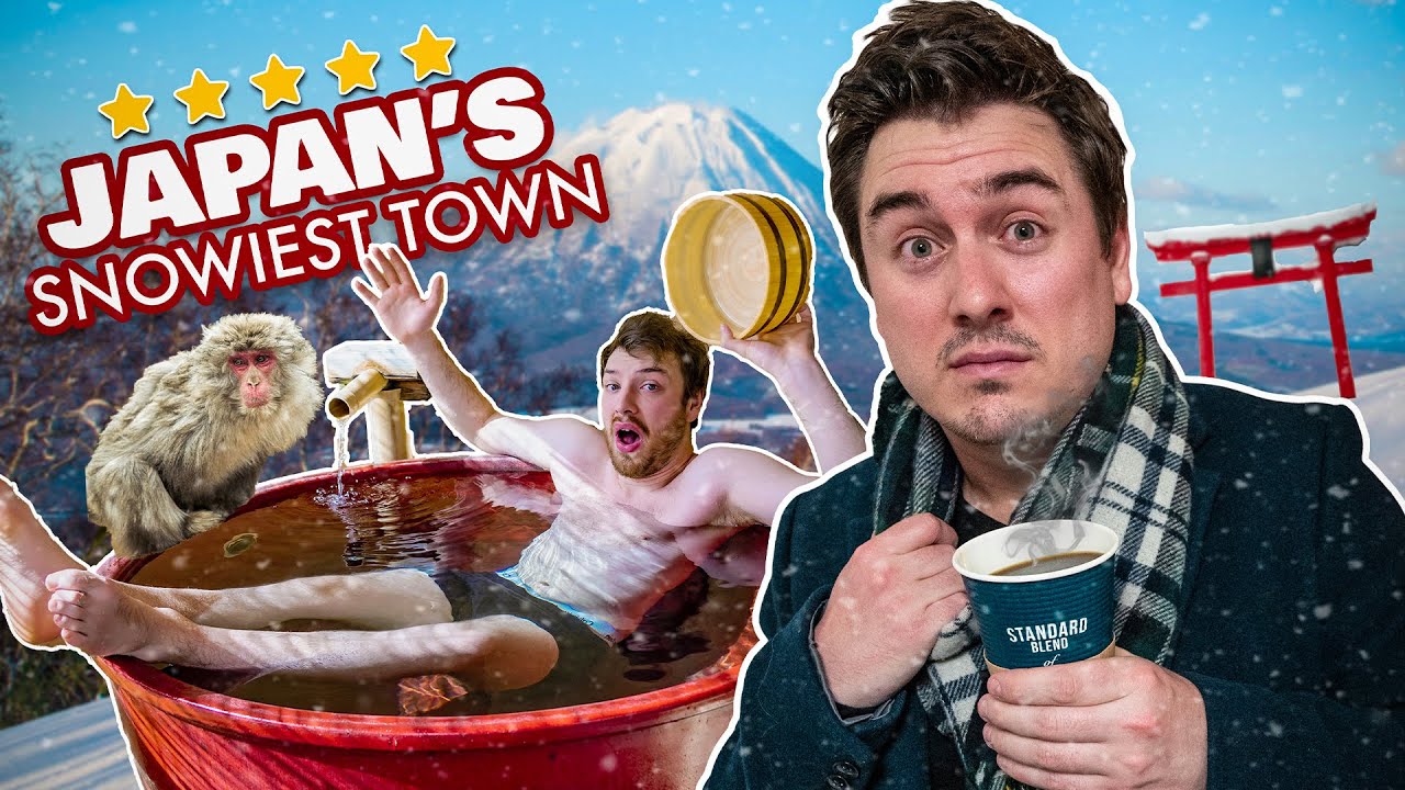 I Drove to Japan's Snowiest Town | Winter Road Trip ♨️ Feat. @CDawgVA