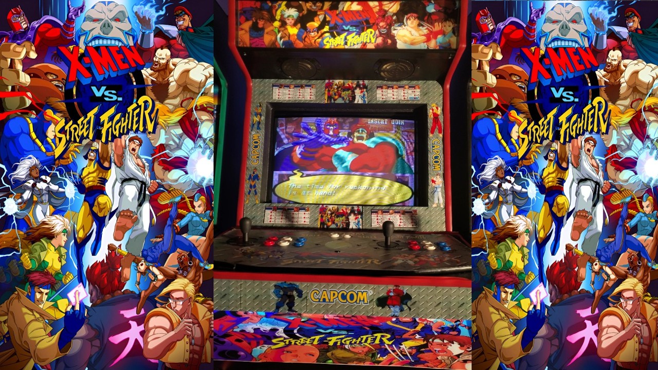 Magneto & Bison! X-Men Vs Street Fighter Arcade(1996) Epic Long-play