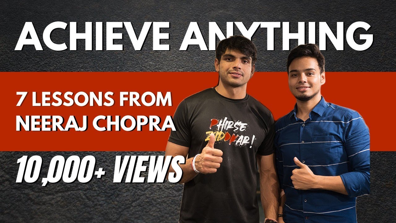 Neeraj Chopra :  7 things to learn from the champion | Motivation and Success story | MoreThanAbs