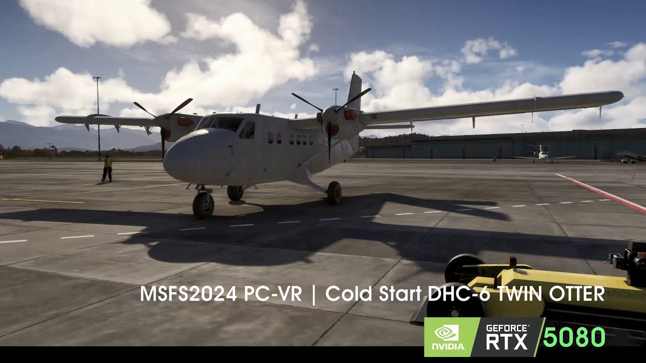 Starting up DHC6 Twin Otter in MS2024 in VR - RTX5080 | Quest 2 | AMD Ryzen 7 9800X3D