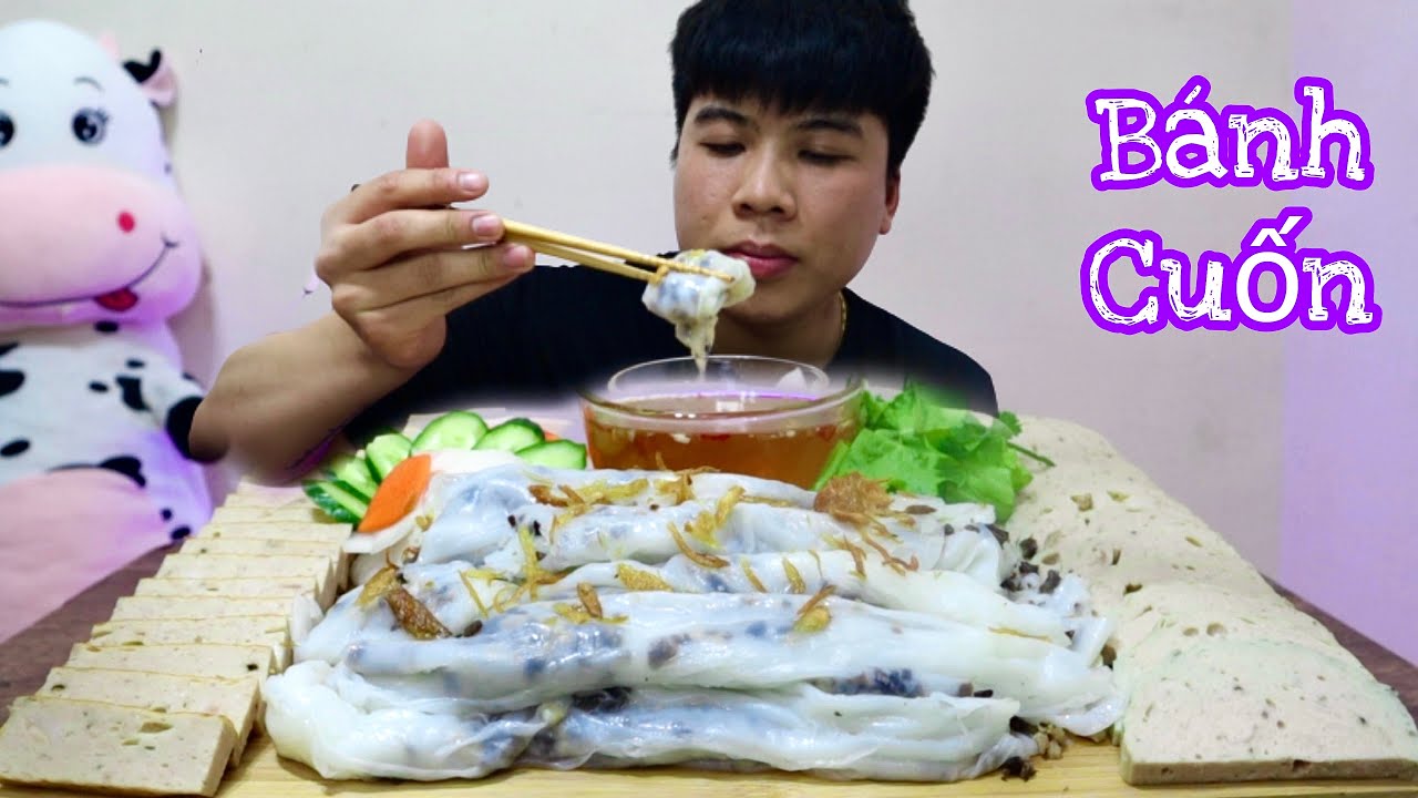 | Thương Food | Bánh Cuốn Thịt Ăn Kèm Chả & Giò Cực Nuột | ASMR MUKBANG #13 |