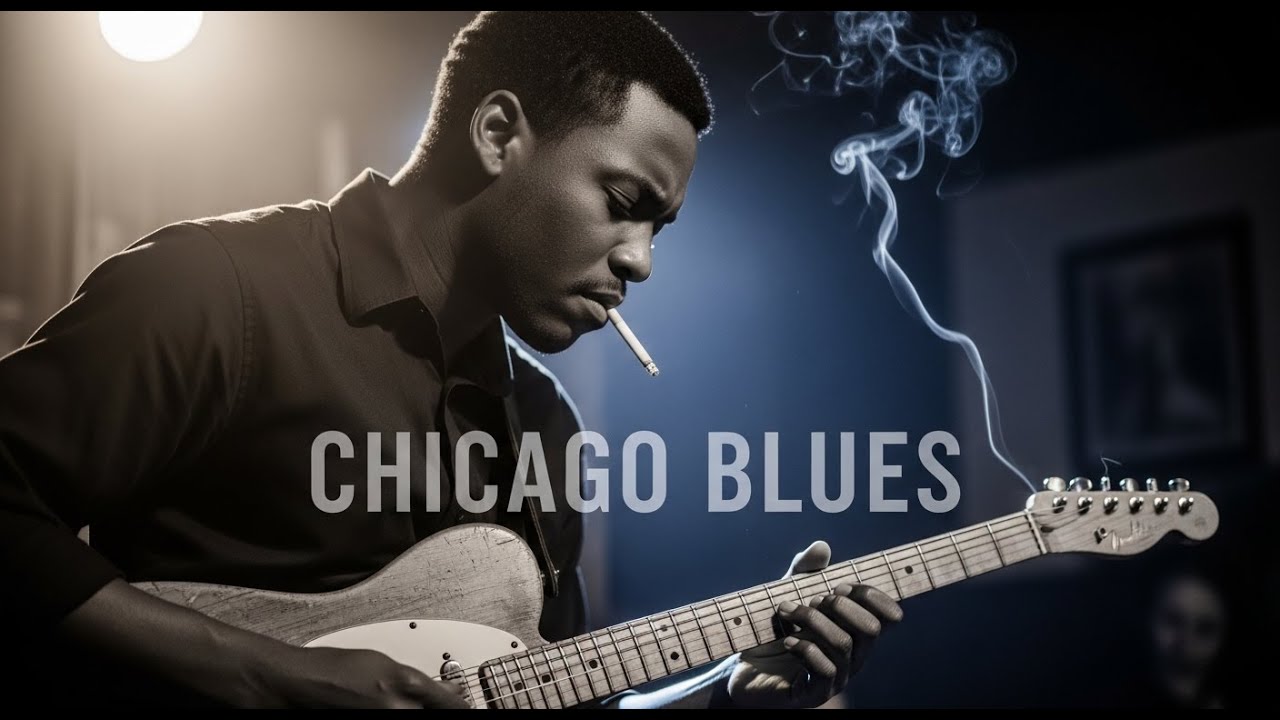Chicago Blues Guitar – Deep Slow Blues for Sleepless After Hours