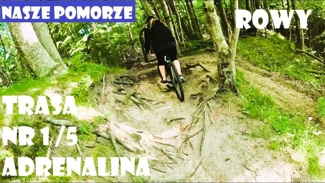 Ekstremalna trasa rowerowa Rowy Dębina Poddąbie z adrenaliną