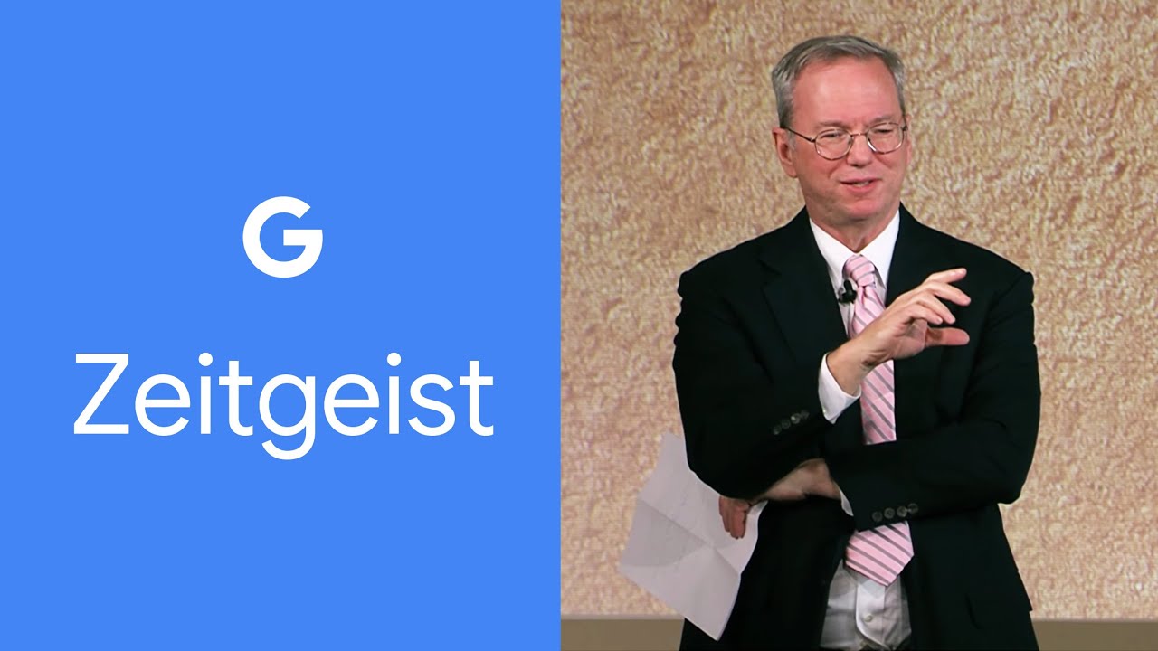 Who are The People who Invent the Future? | Eric Schmidt | Google Zeitgeist