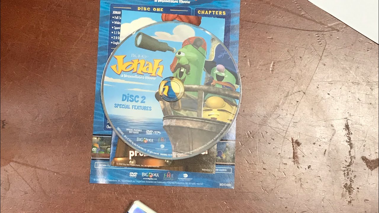 “Jonah:a VeggieTales movie” 2002-2003 DVD menu walkthrough (disc 2)