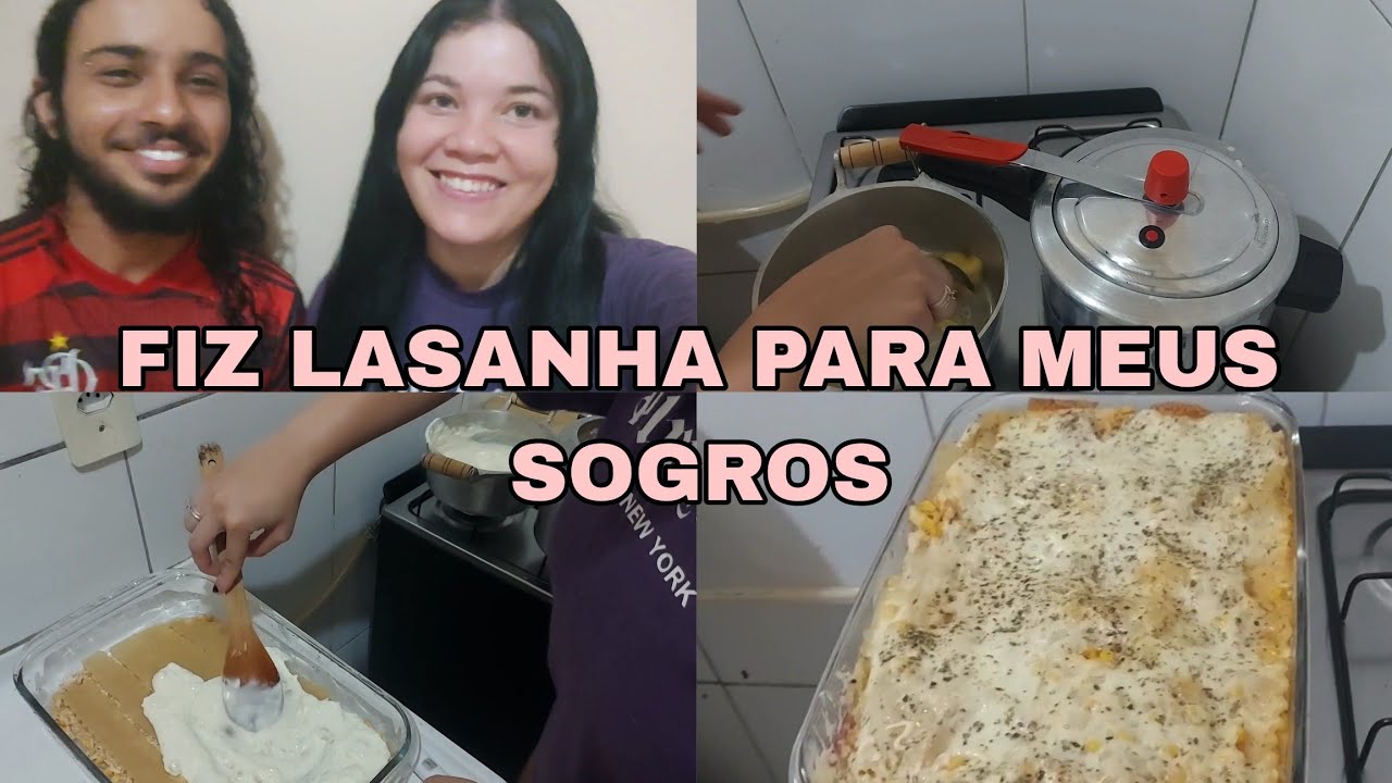 NOITE DA LASANHA COM MEUS SOGROS