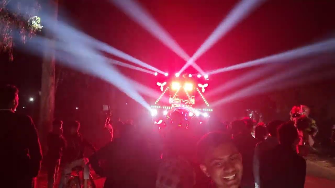 Muskan Dj  बरेली Night Road Show In Kanth || Mahashivratri 2k25