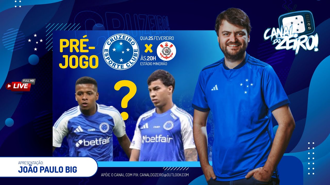 🔴LIVE PRÉ JOGO - CRUZEIRO X CORINTHIANS