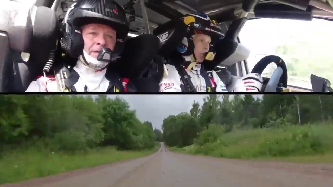 Раллийные династии: Калле Рованпера прокатил своего отца на Toyota Yaris WRC