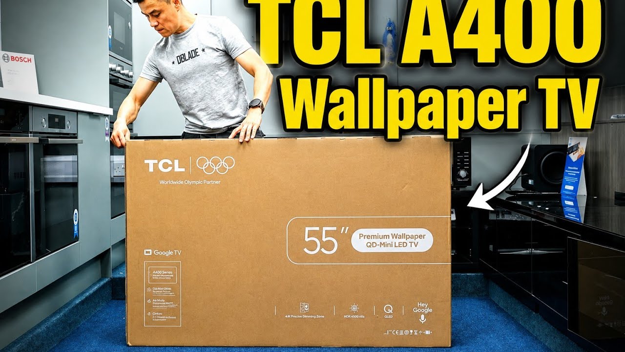 TCL A400U A400M Premium Wallpaper QD-Mini LED TV 55