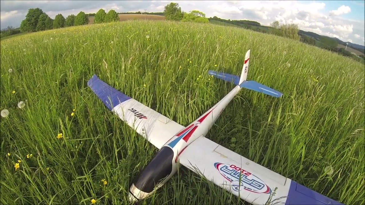 Glider - Gama 2100 zkušební zálet