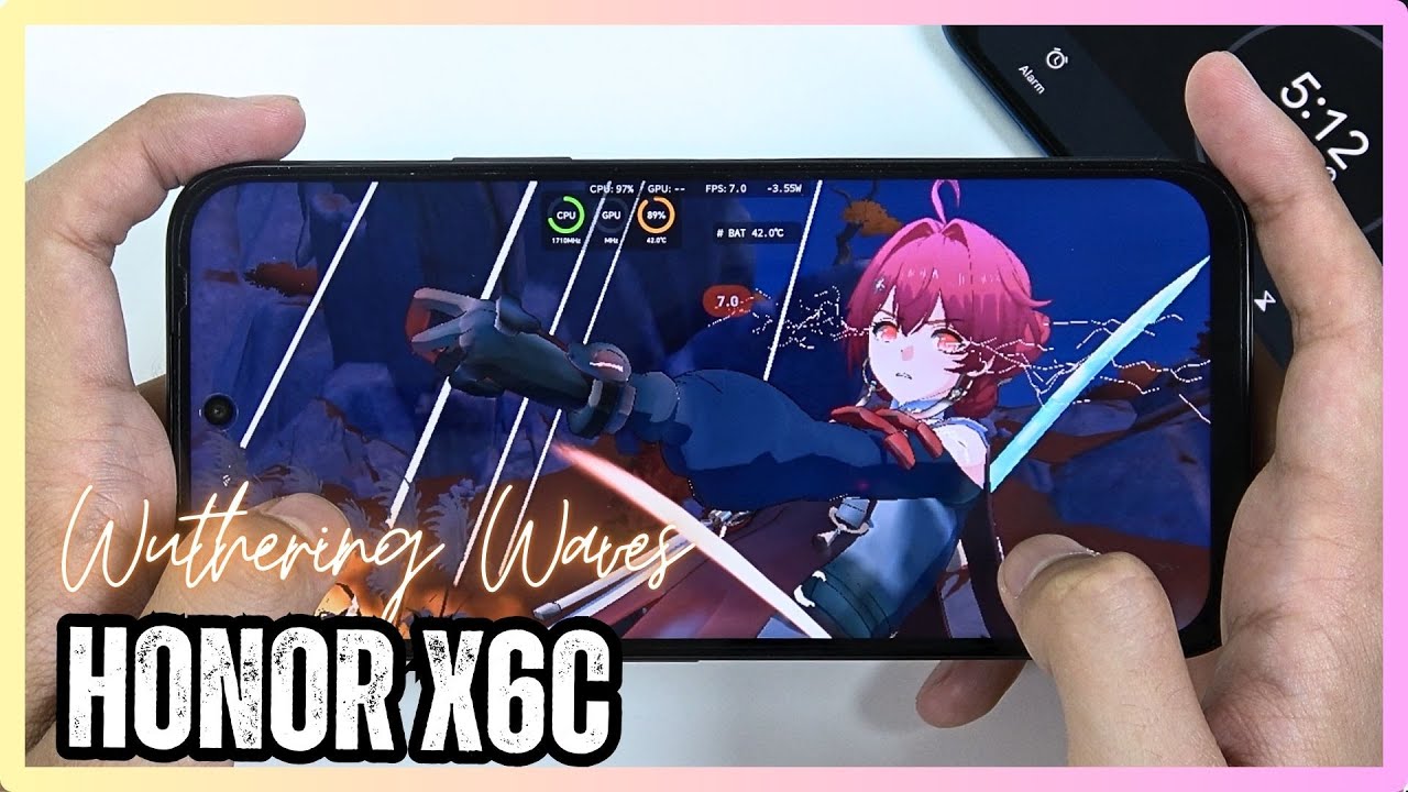 Honor X6C Wuthering Waves Gaming test | Snapdragon 6 Gen 1, 120Hz Display