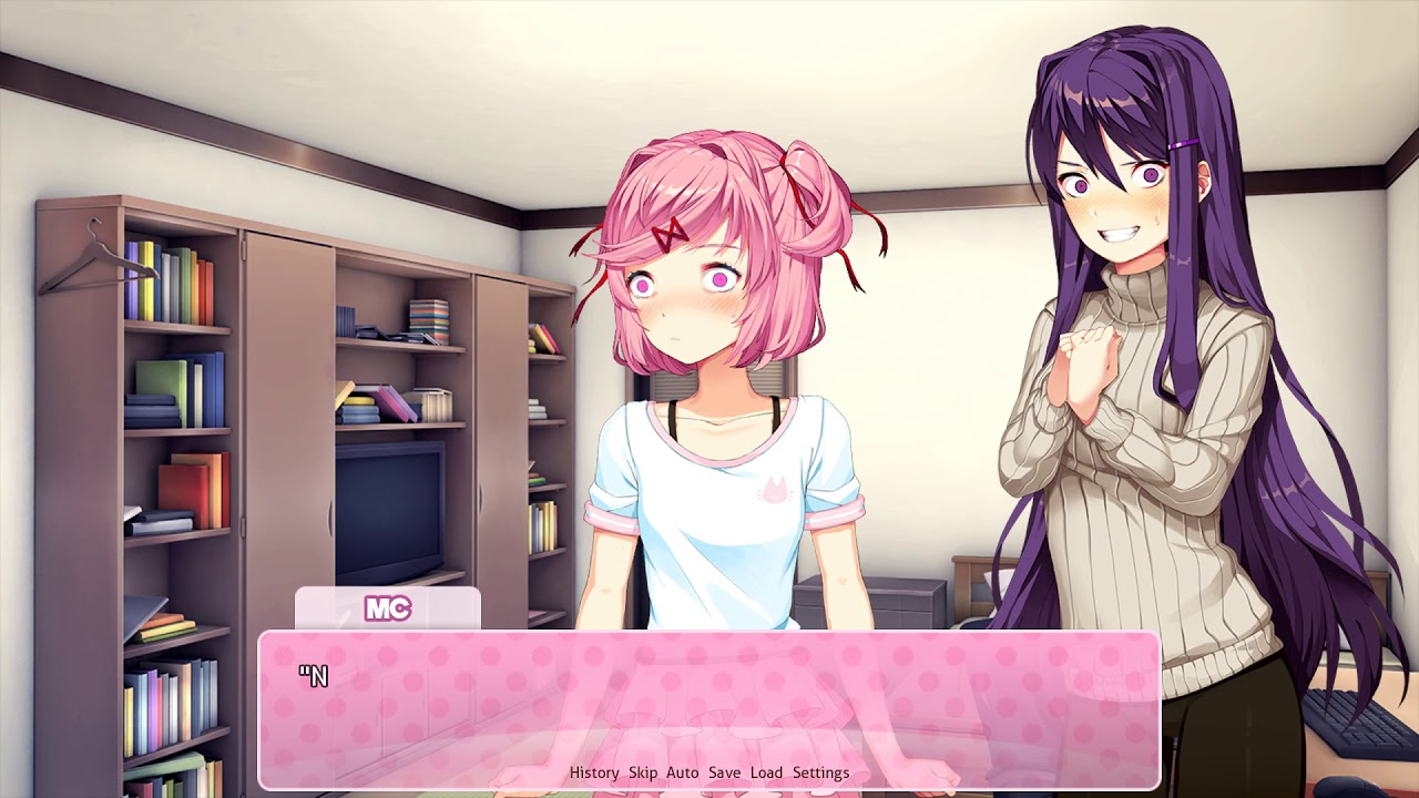 A month with Natsuki: Act LXIX - This ain't canon, but Yuri seems to be enjoying it
