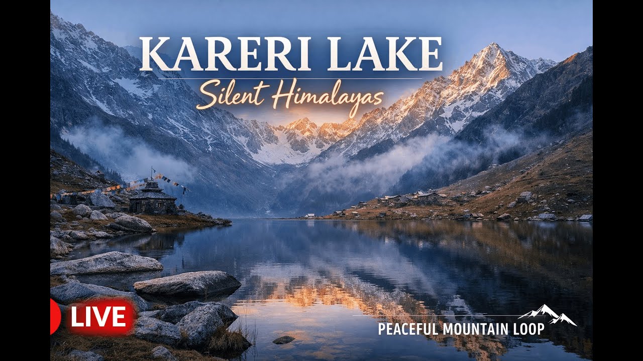 🔴 Kareri Lake | Himalayan Silence for Peace & Focus 🧘‍♂️ 