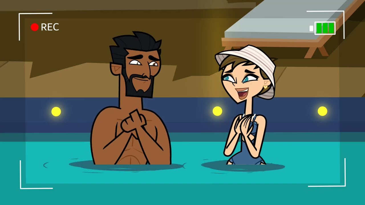 Zaid and Ivy Poolside Double greeting | Disventure Camp