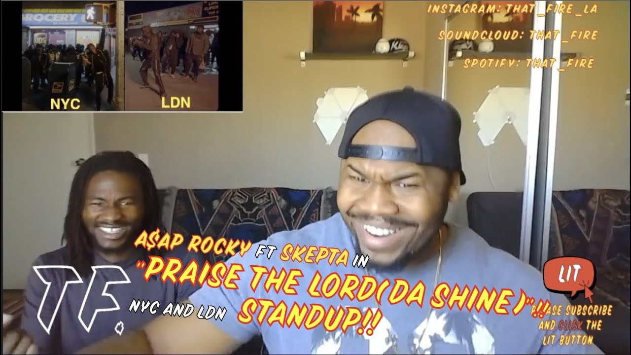 A$AP Rocky - Praise The Lord (Da Shine) (Official Video) ft.  Skepta (Thatfire Reaction)