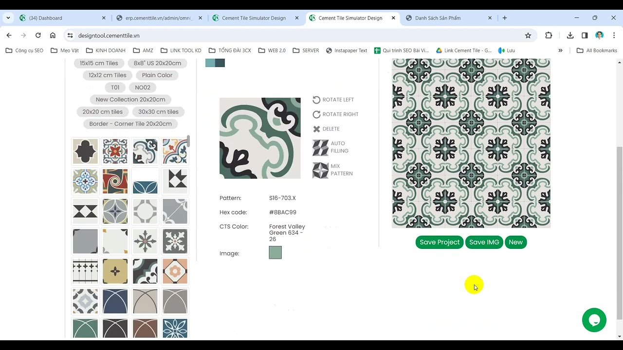 Hướng dẫn sử dụng công cụ thiết kế & tải maps gạch bông miễn phí tại Website Design Tool CTS