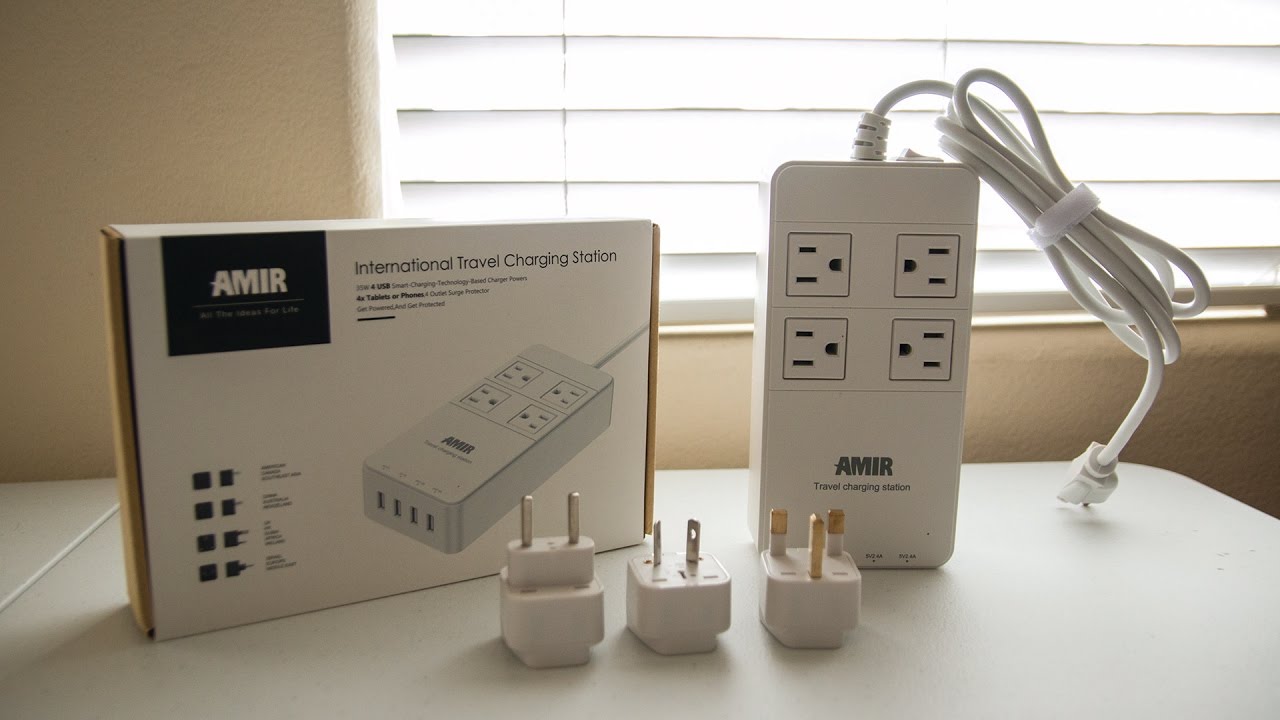Amir Travel Power Strip Review - Must Have Surge Protector!