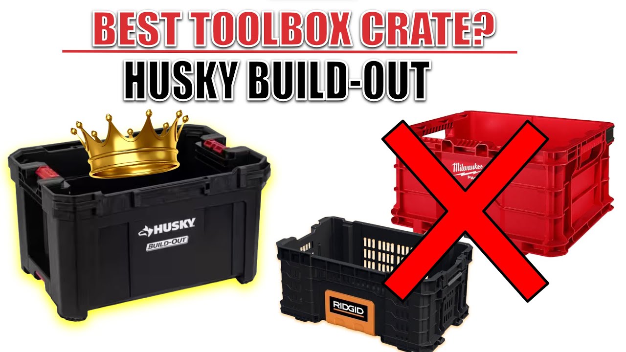 Which Modular Toolbox system has the best Crate? Packout VS Husky Buildout VS Ridgid Pro Gear