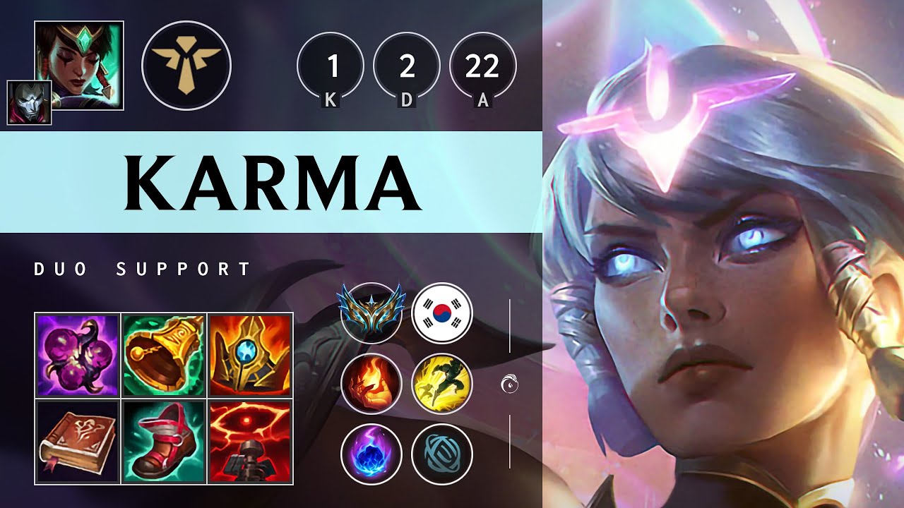Karma Support vs Lux - KR Challenger Patch 14.22