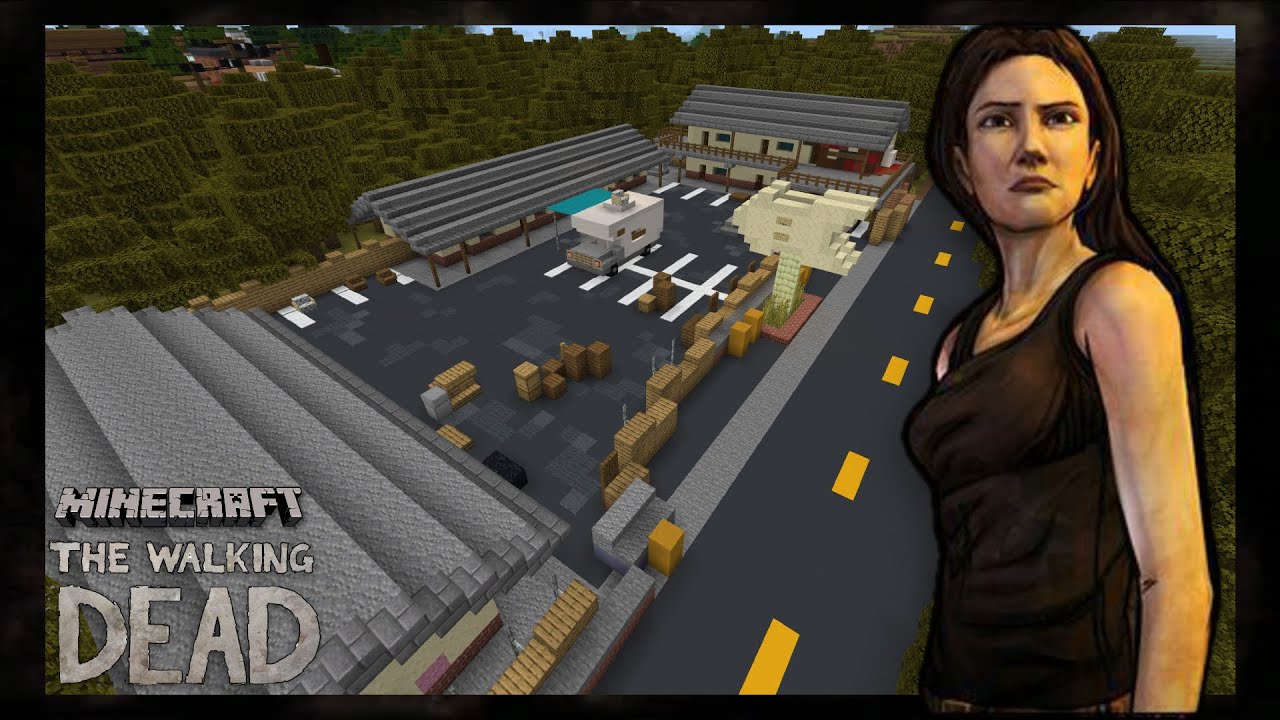 Travelier Motel in Minecraft [The Walking Dead: Long Road Ahead]