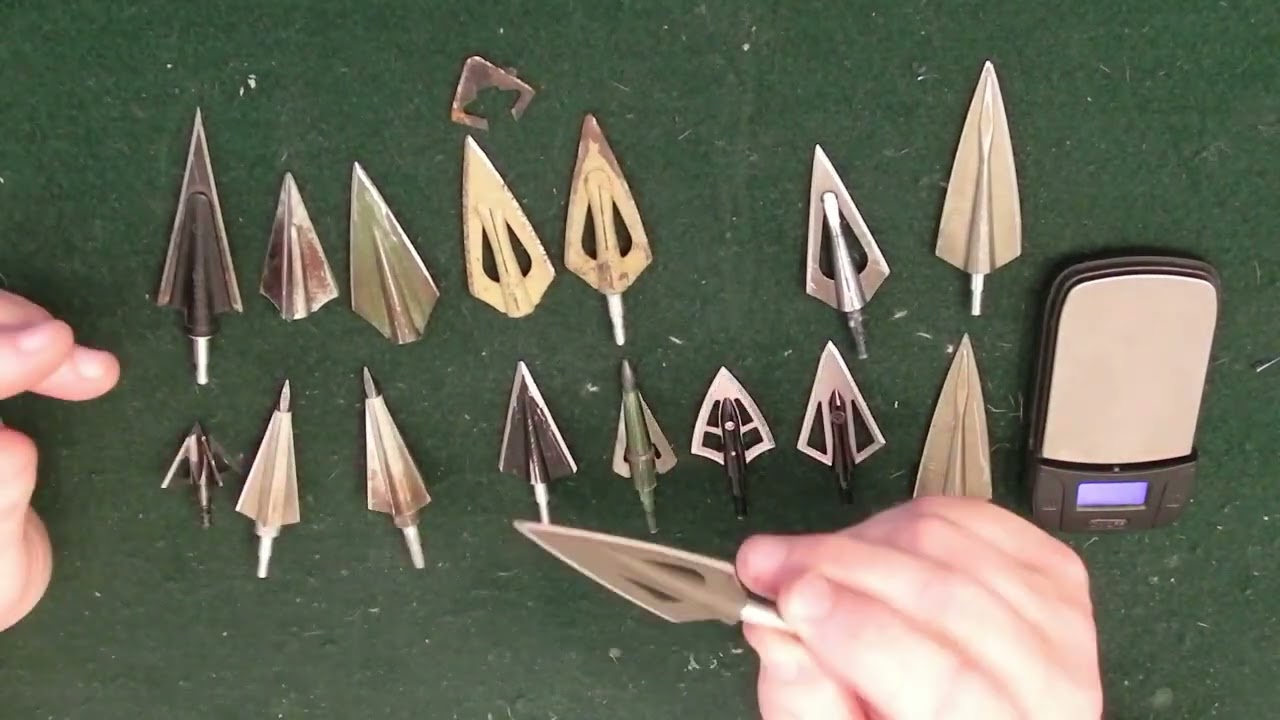 Old and New Traditional Broadheads from 1950 to present day