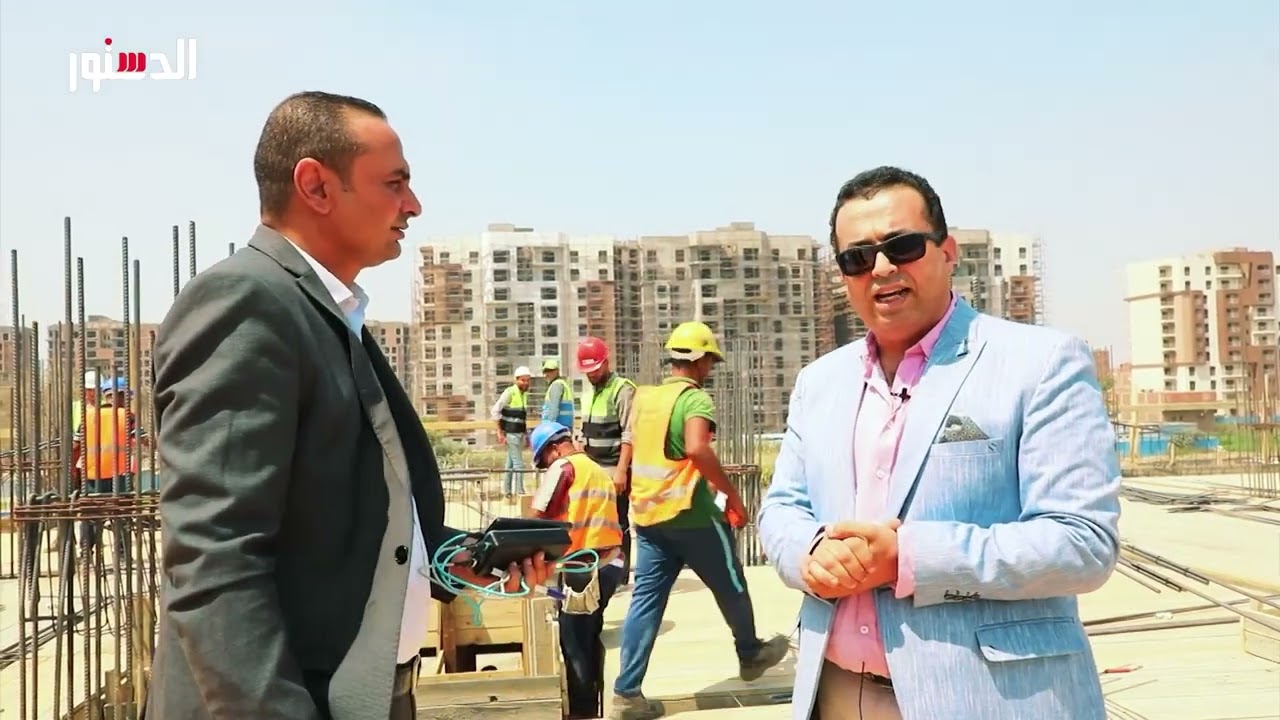 المهندس اسامة شوقي رئيس جهاز تنمية جزيرة الوراق يشرح الموقف التنفيذي لأبراج السكن البديل